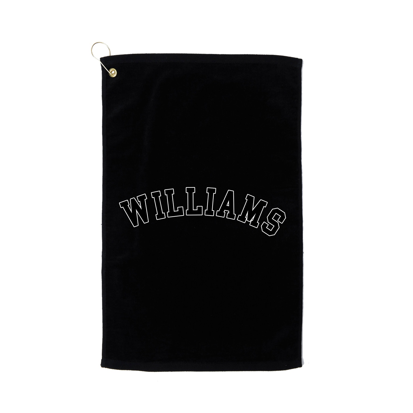 Golf Towel — Shirsey Arch in Black