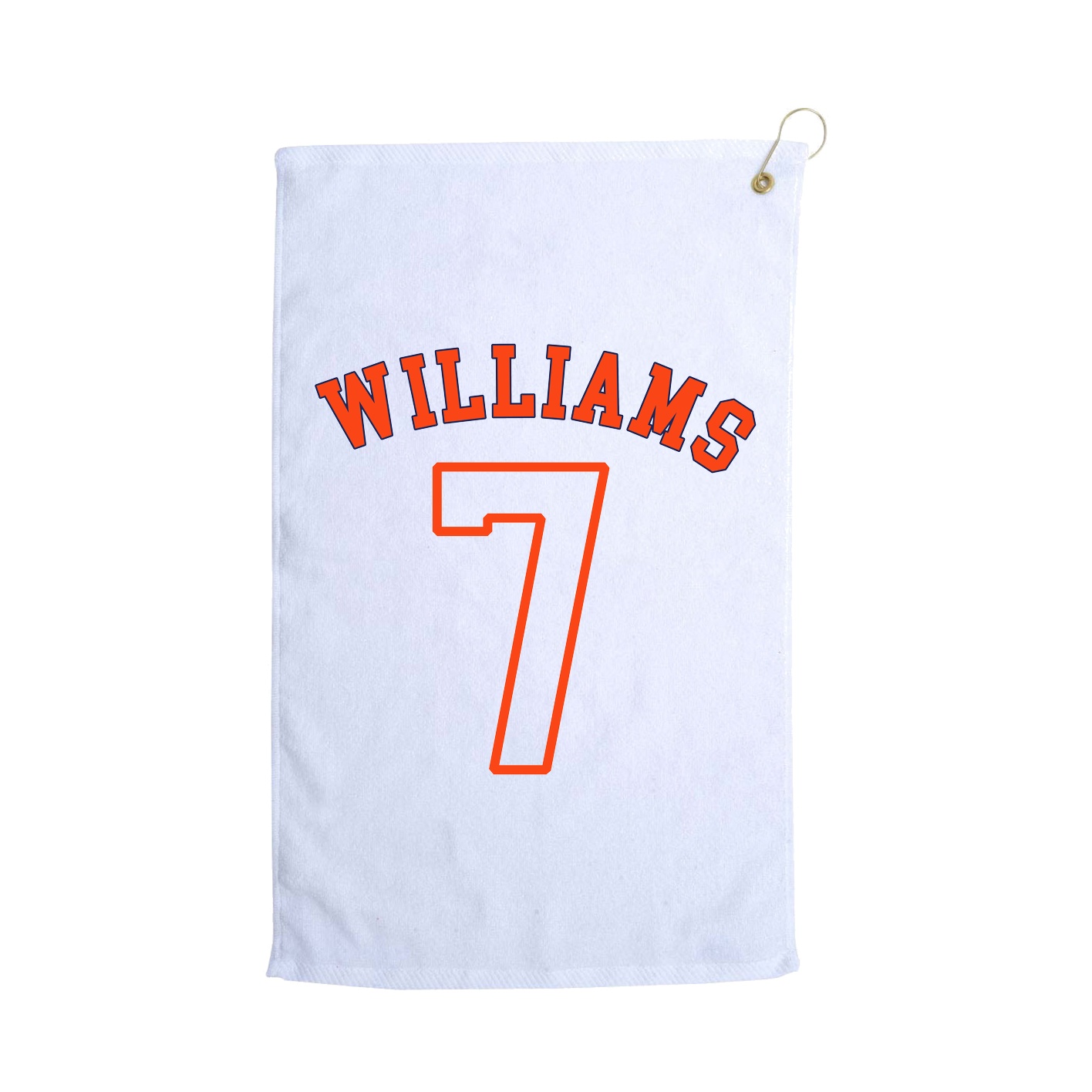 Golf Towel — Shirsey Arch in White