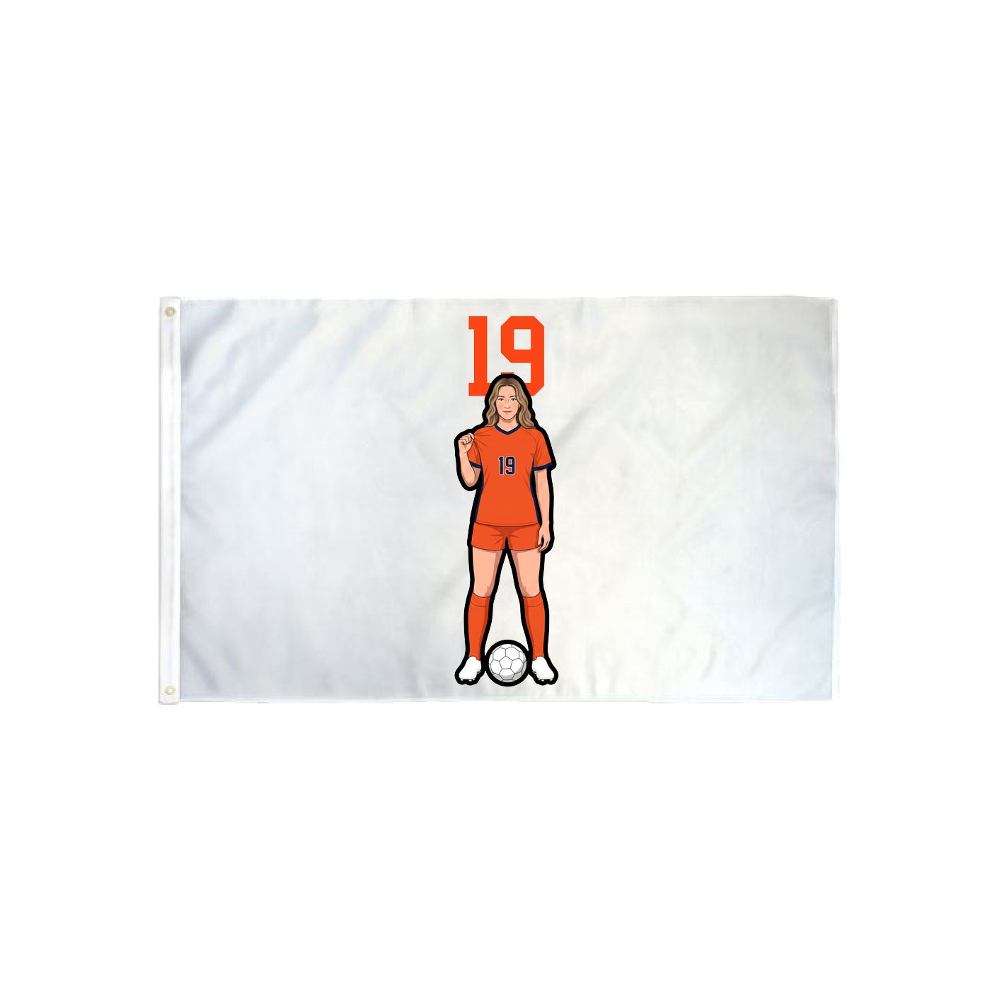 3x5 Flag — Number Top in Classic