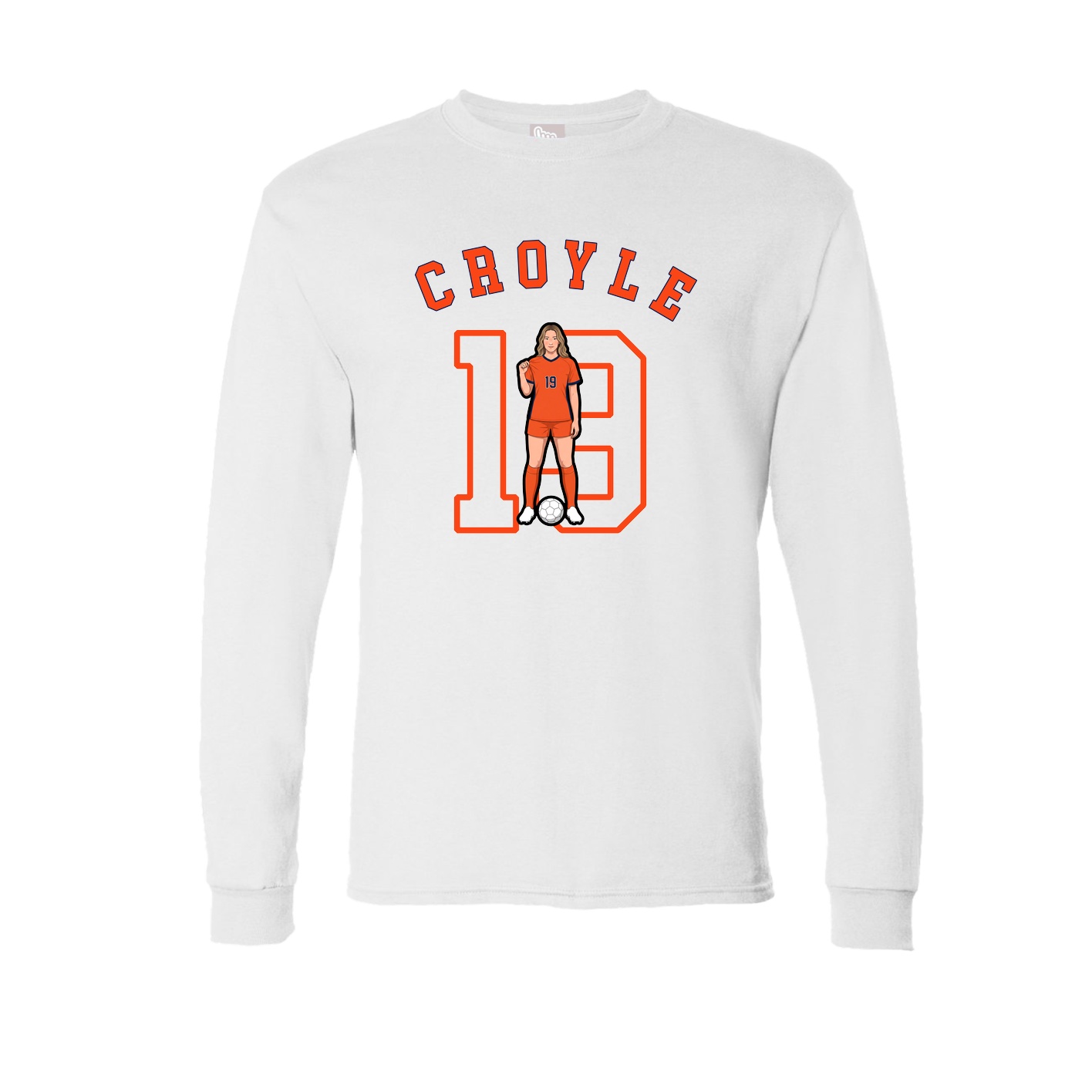 Long Sleeve Tee — Shirsey Arch in White