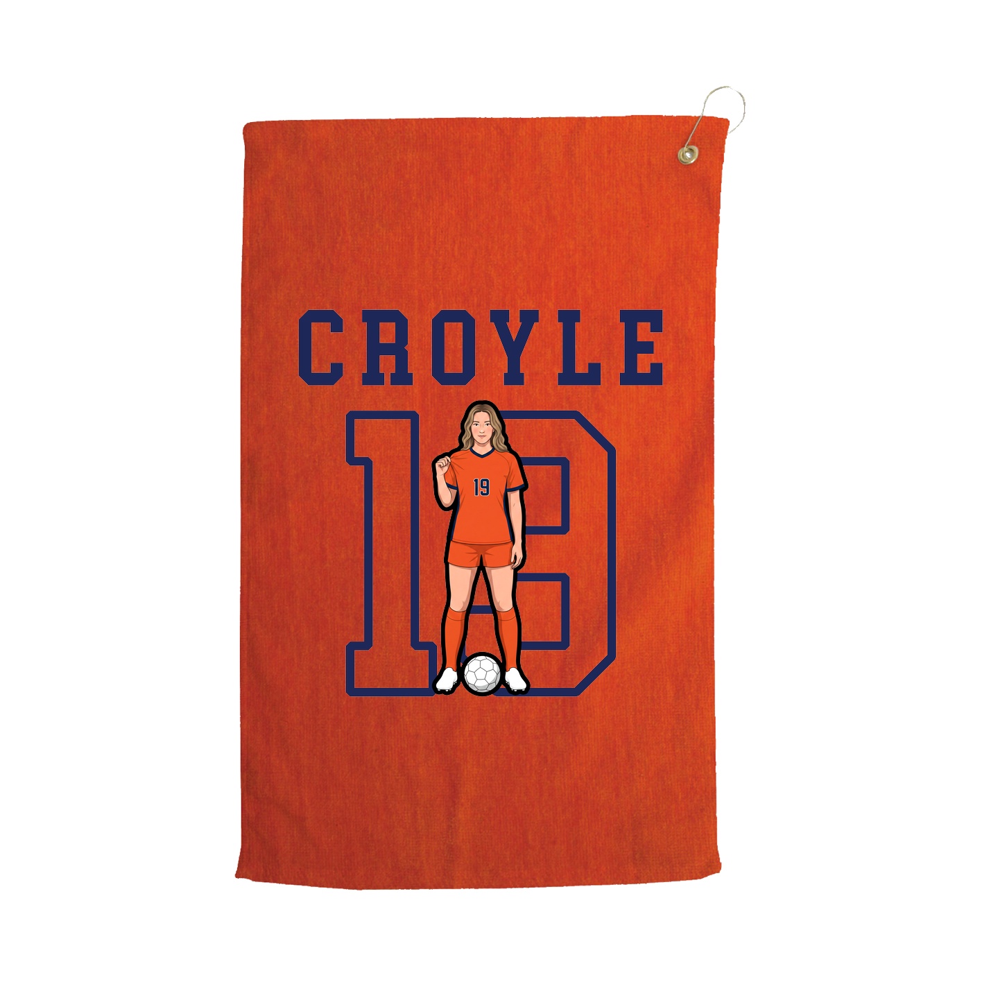 Golf Towel — Shirsey in Orange