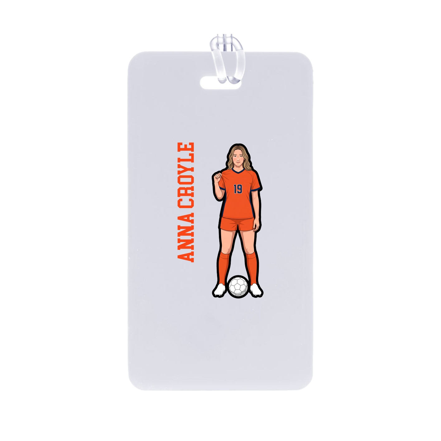 Bag Tag — Name Vertical in Classic