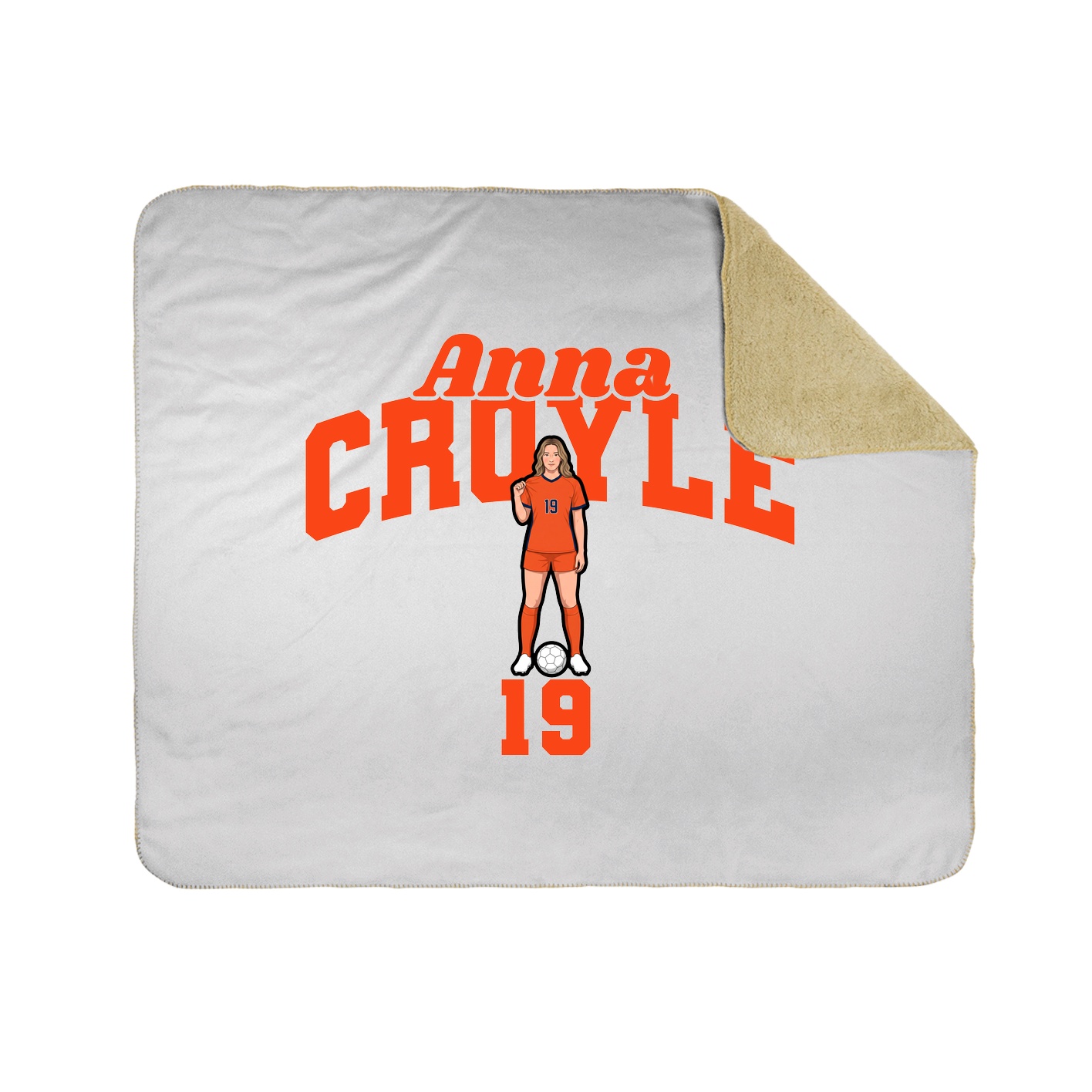 Throw Blanket — Signature Arch in White
