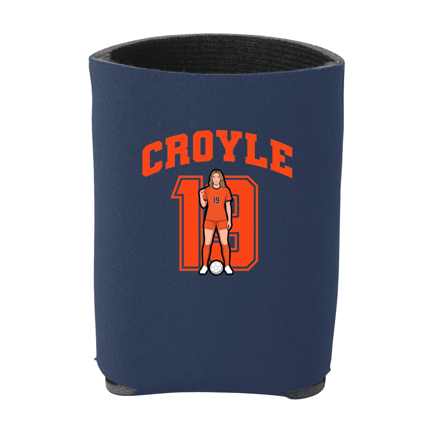 Can Holder — Number in Navy