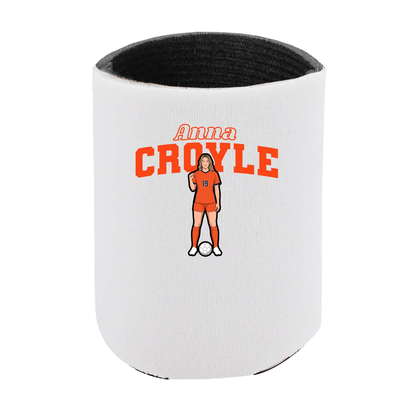 Can Holder — Name Arch in White