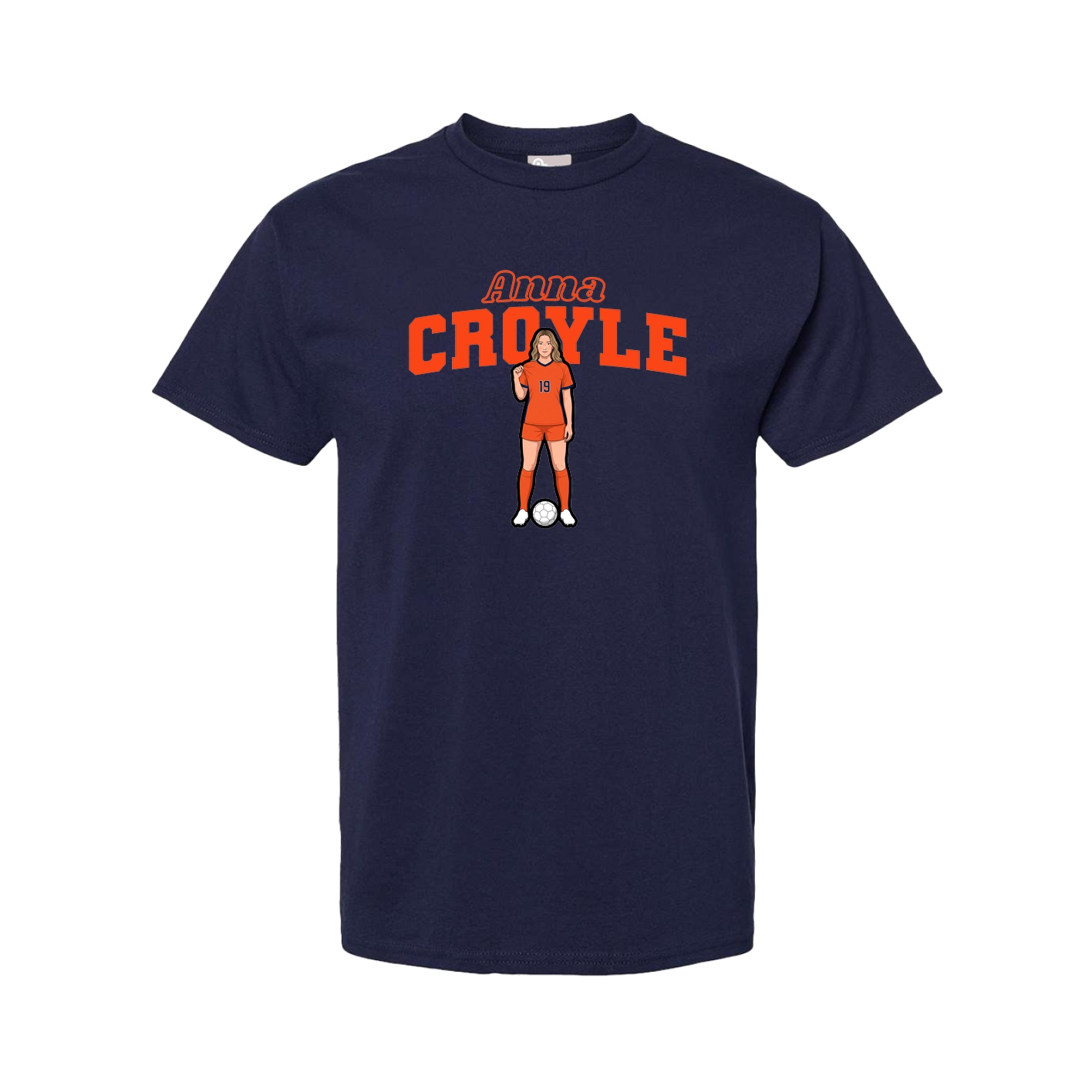 Tee — Name Arch in Navy