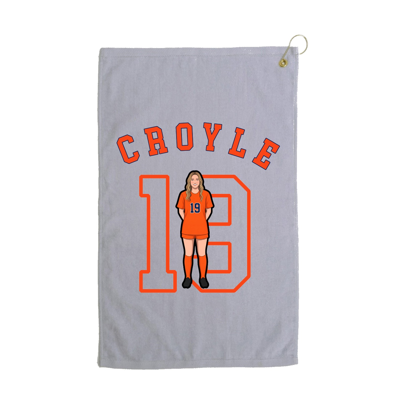Golf Towel — Shirsey Arch in Grey