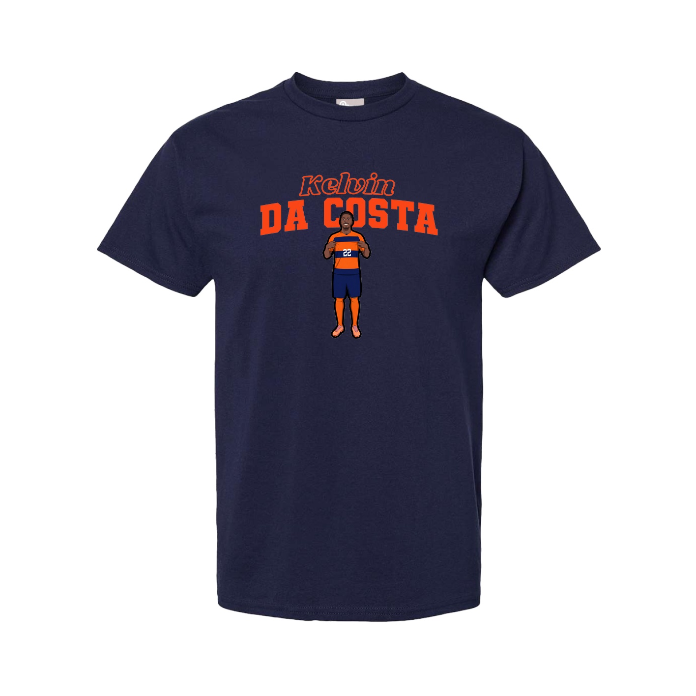 Tee — Name Arch in Navy