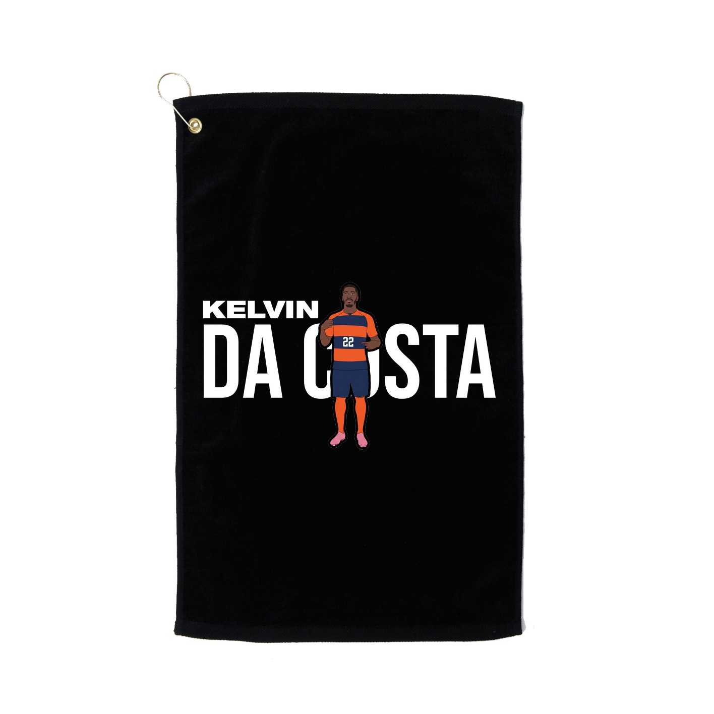 Golf Towel — Player Name in Black
