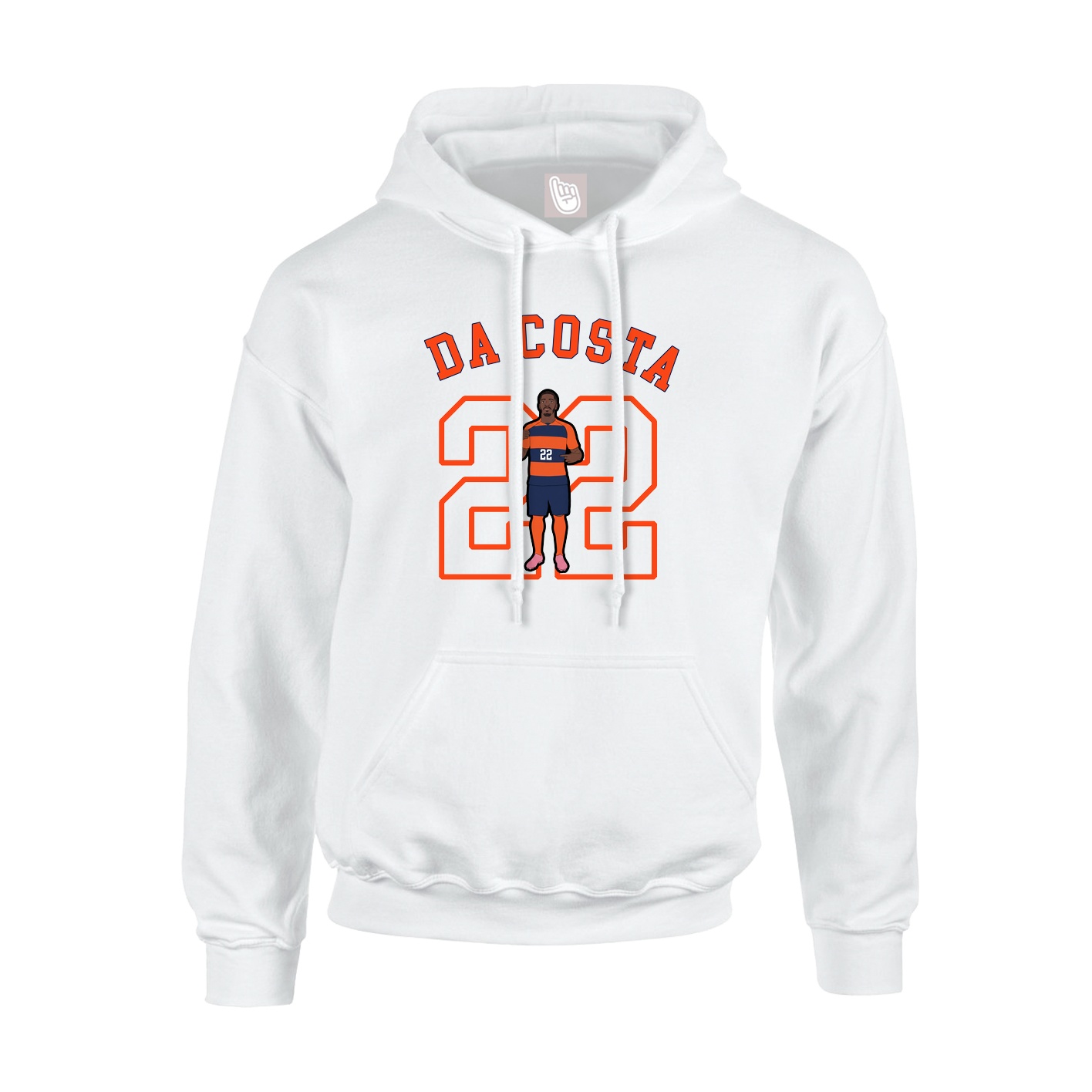 Youth Hoodie — Shirsey Arch in White