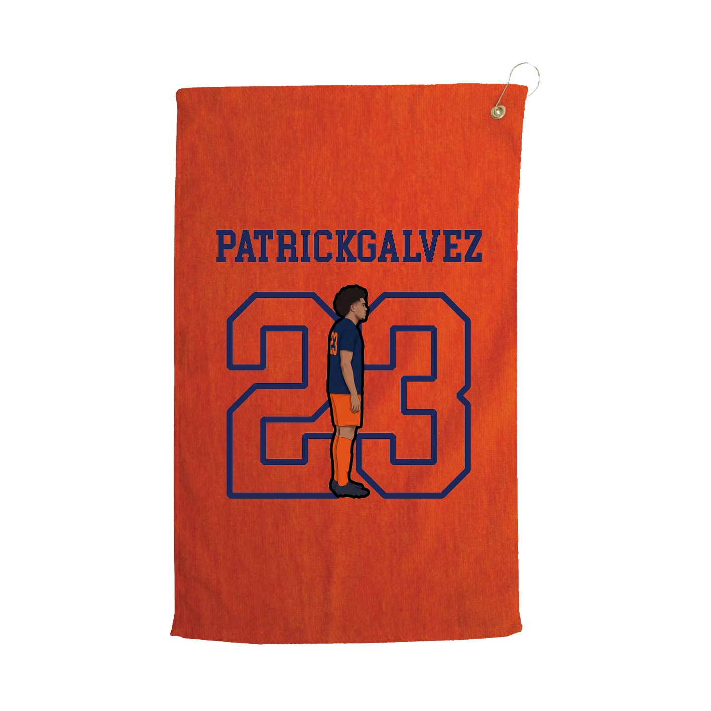 Golf Towel — Shirsey in Orange