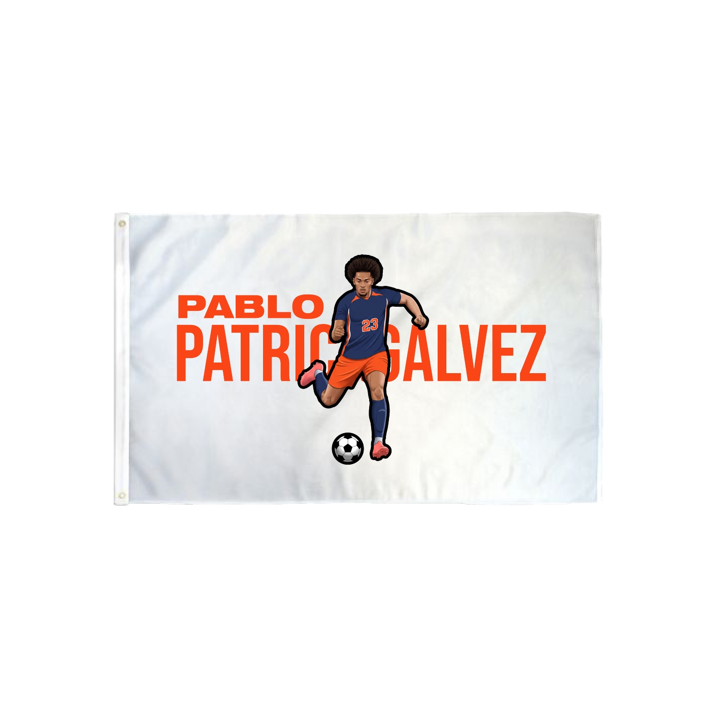 3x5 Flag — Player Name in Classic
