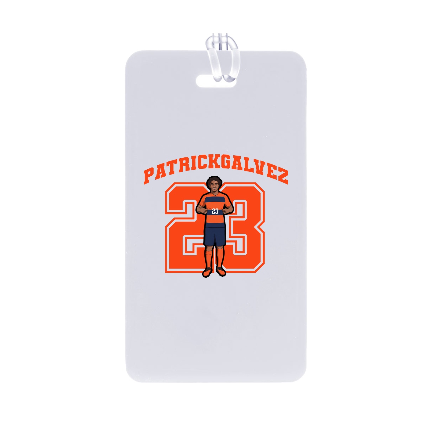 Bag Tag — Number in Classic