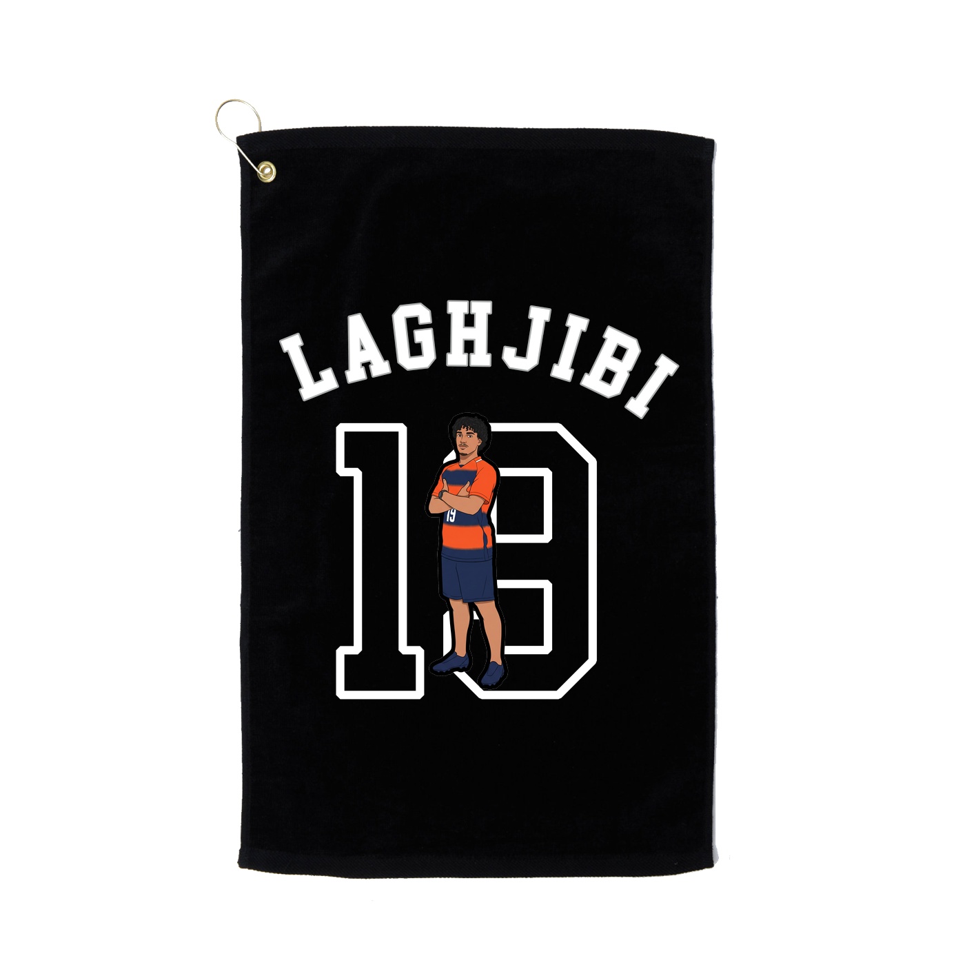 Golf Towel — Shirsey Arch in Black