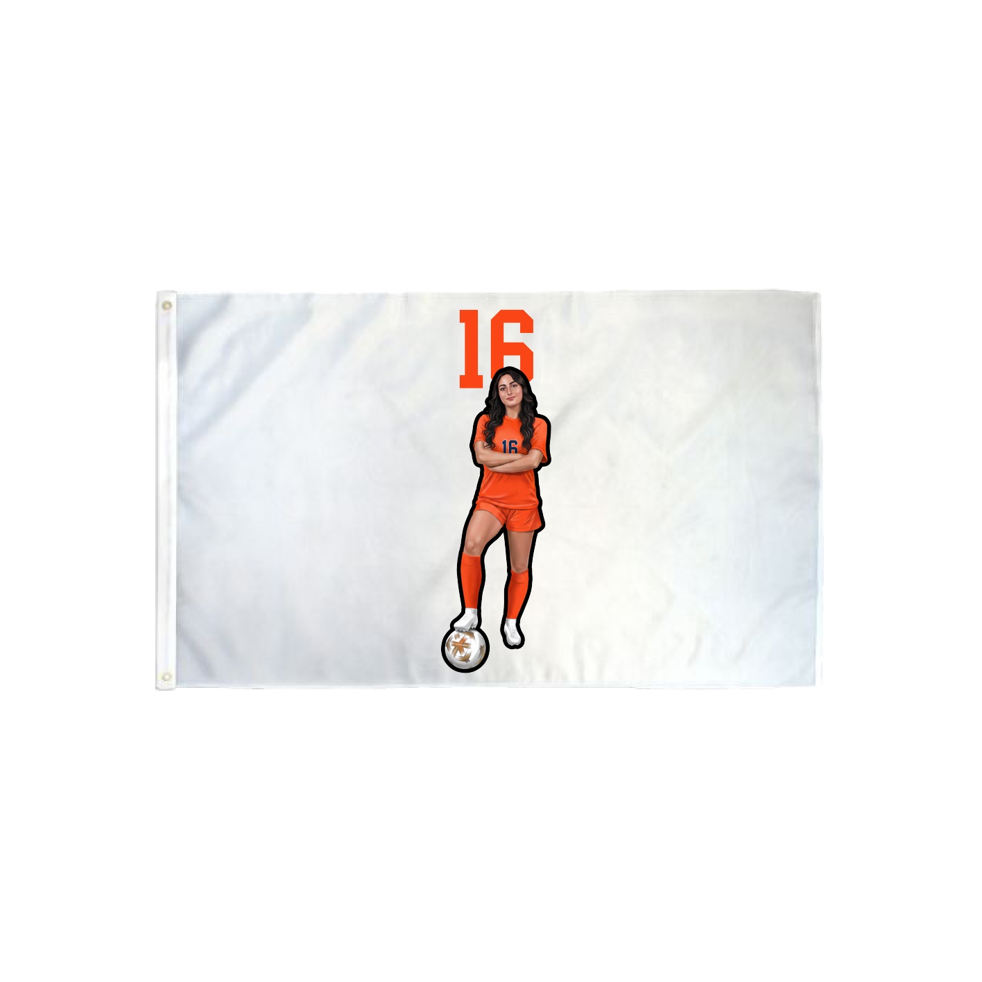3x5 Flag — Number Top in Classic