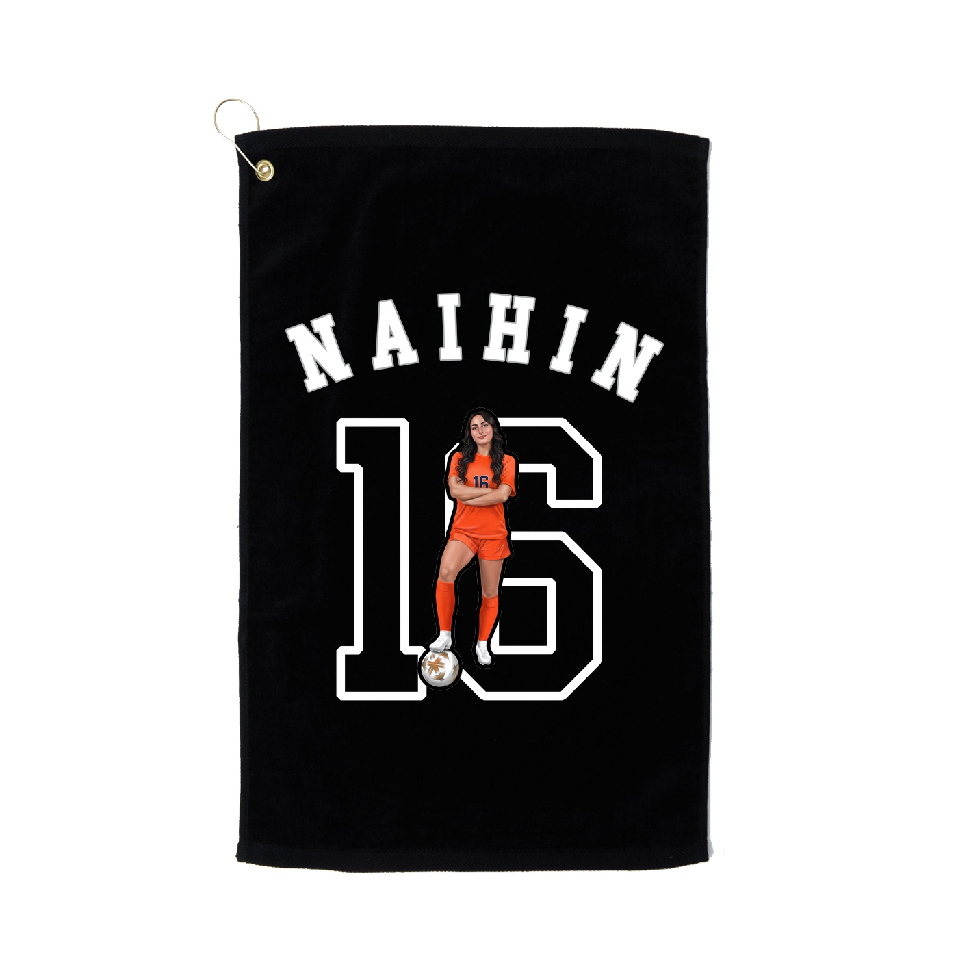 Golf Towel — Shirsey Arch in Black