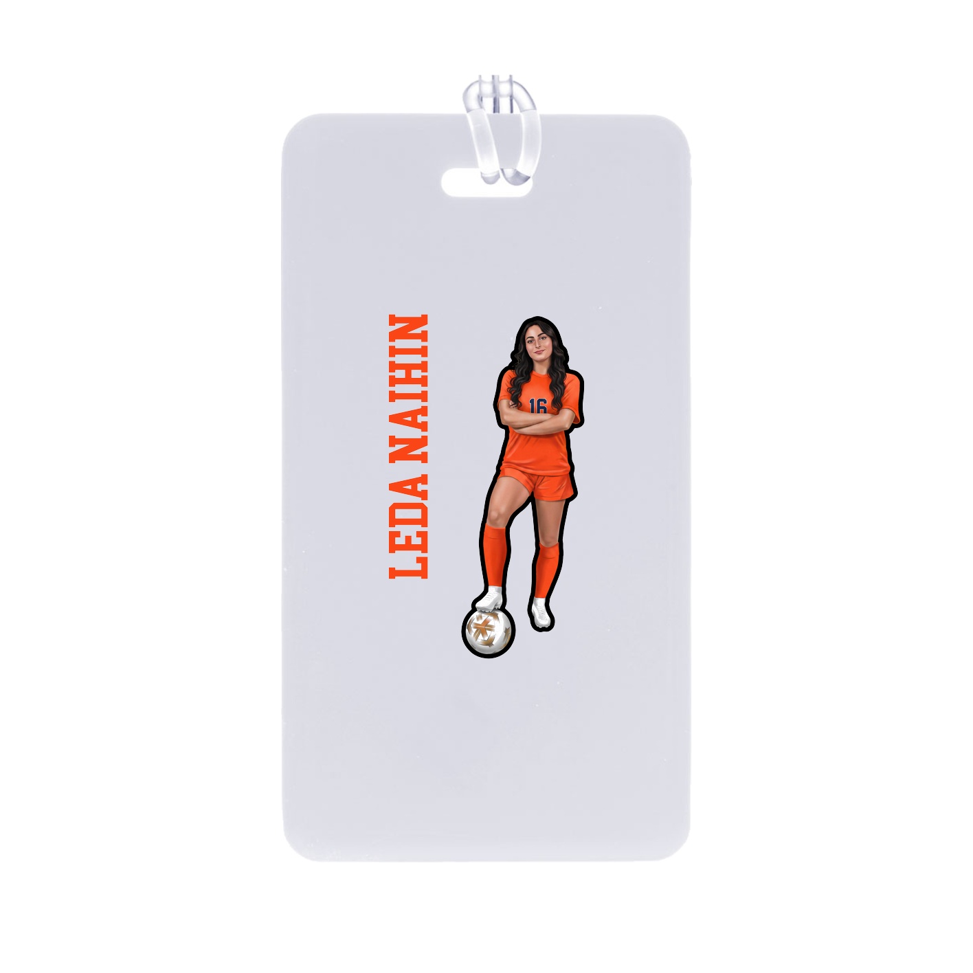 Bag Tag — Name Vertical in Classic