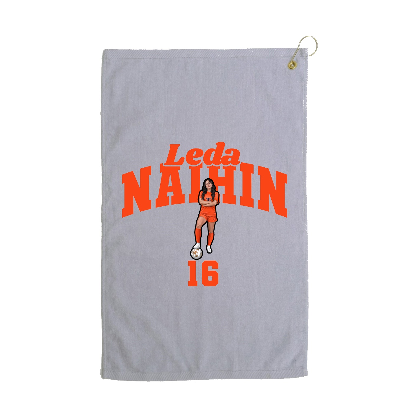 Golf Towel — Signature Arch in Grey
