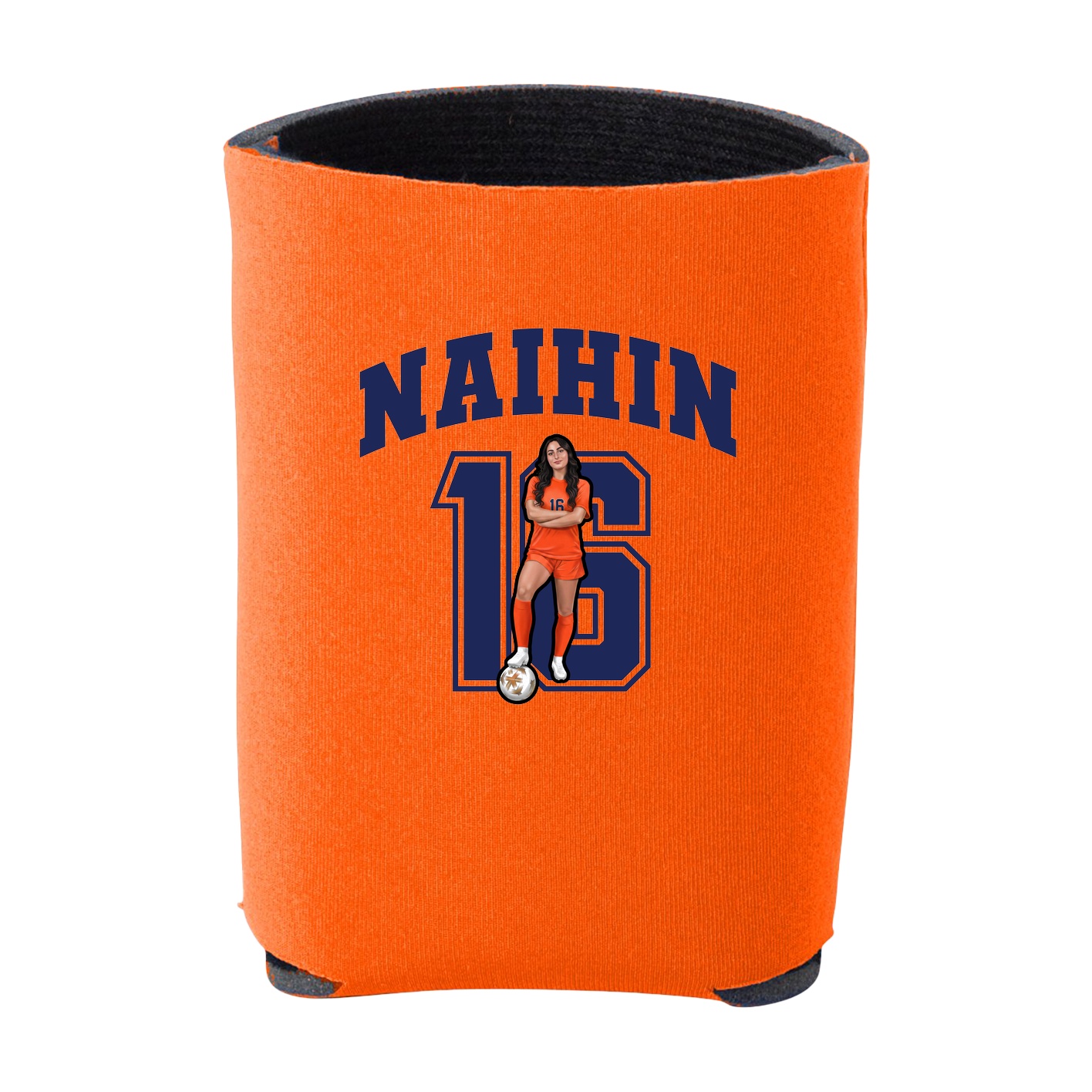 Can Holder — Number in Orange