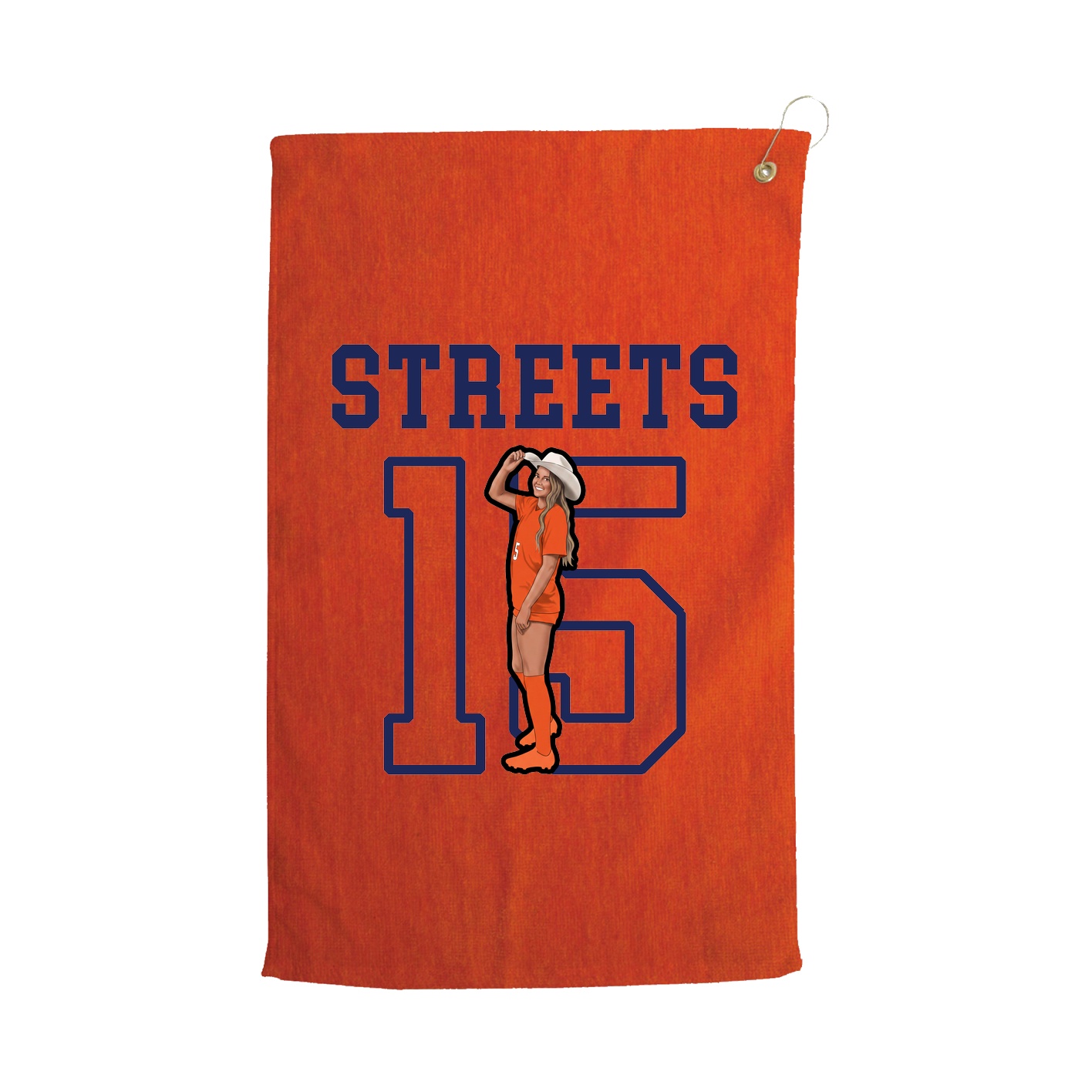 Golf Towel — Shirsey in Orange