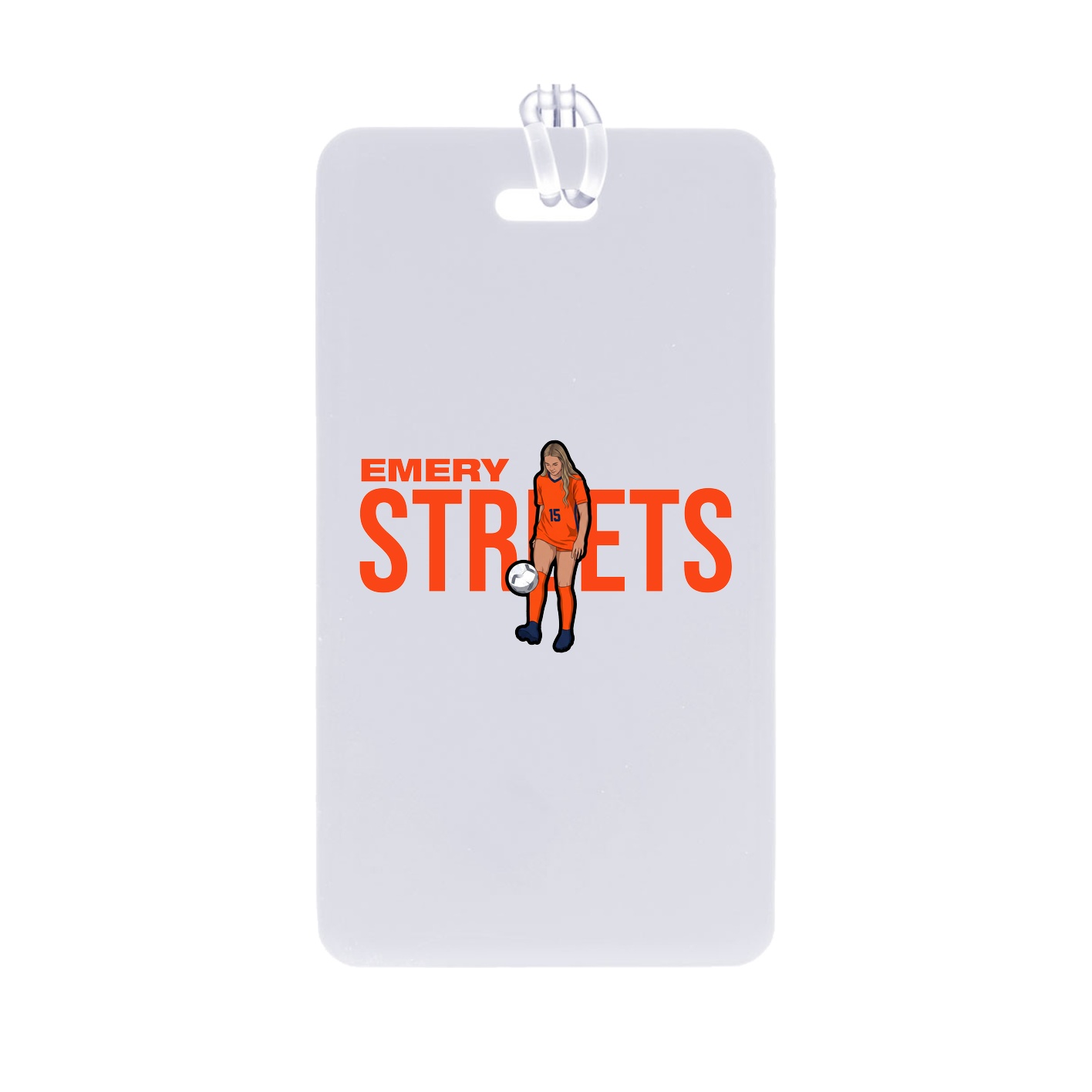 Bag Tag — Player Name in Classic