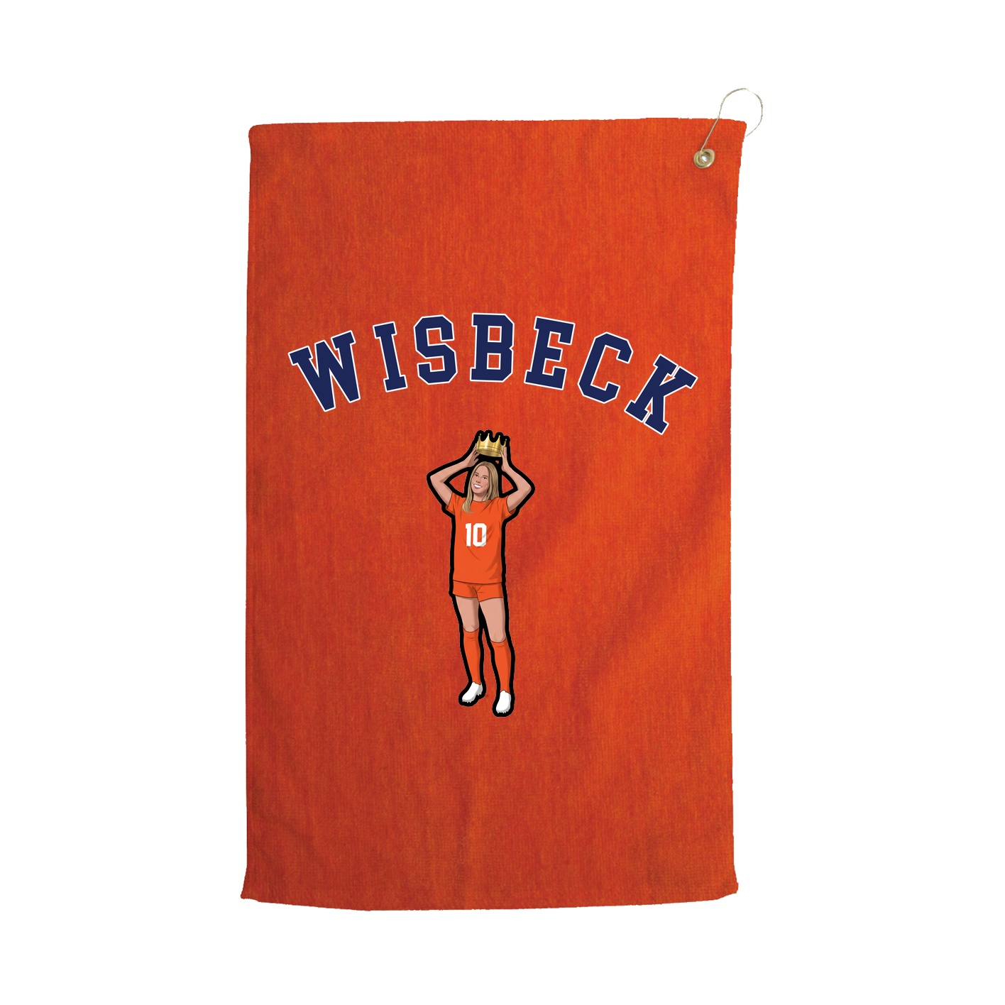 Golf Towel — Shirsey Arch in Orange