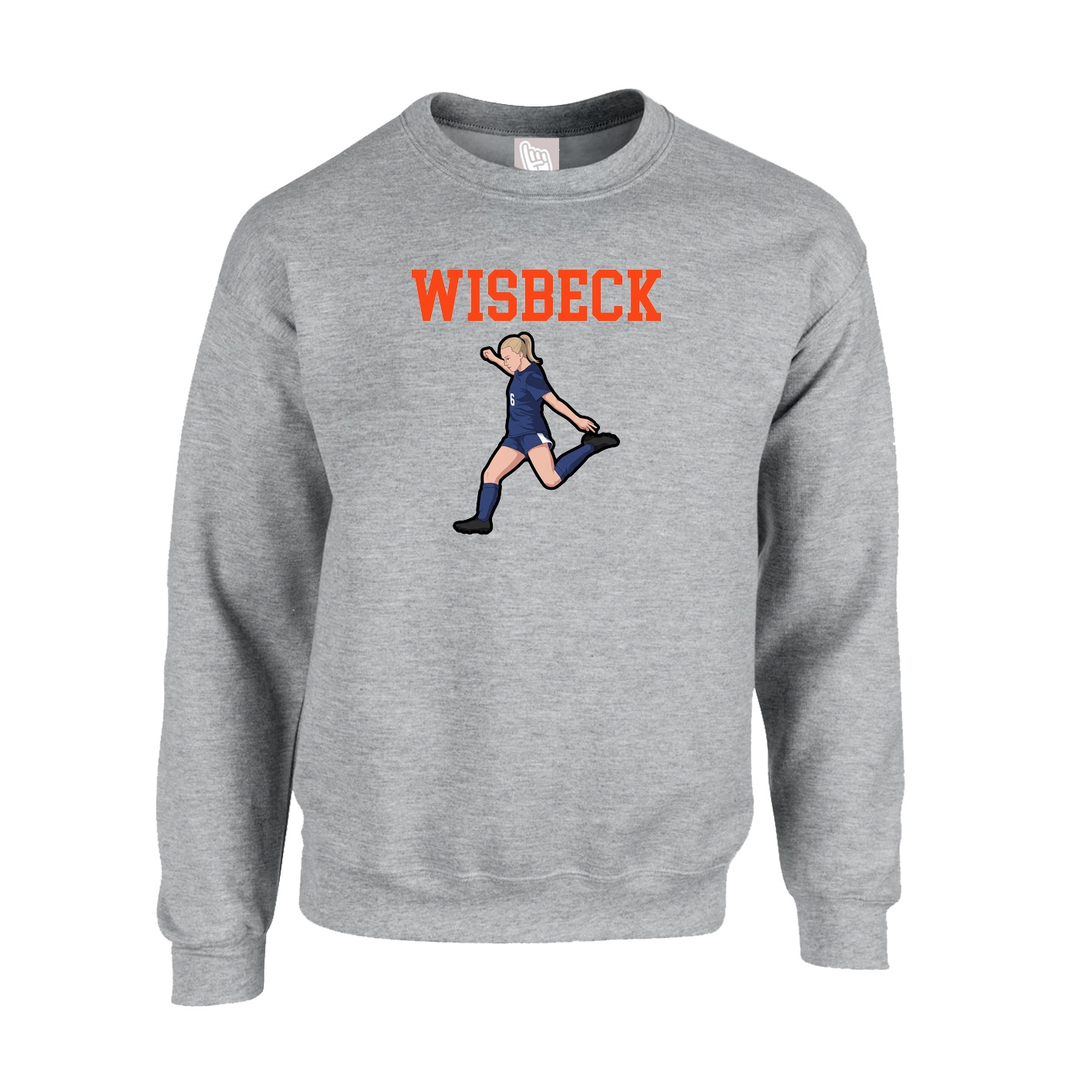 Fleece Crew — Shirsey in Grey