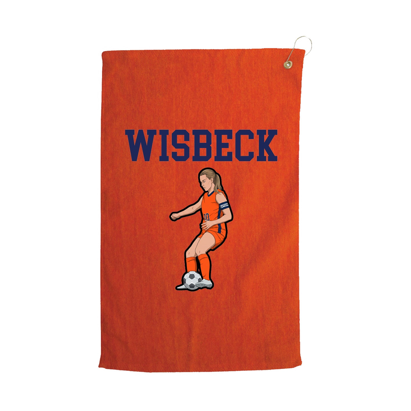 Golf Towel — Shirsey in Orange