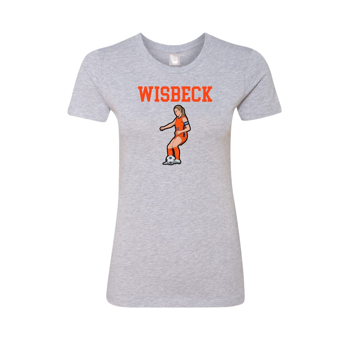 Fitted Women's Tee — Shirsey in Grey