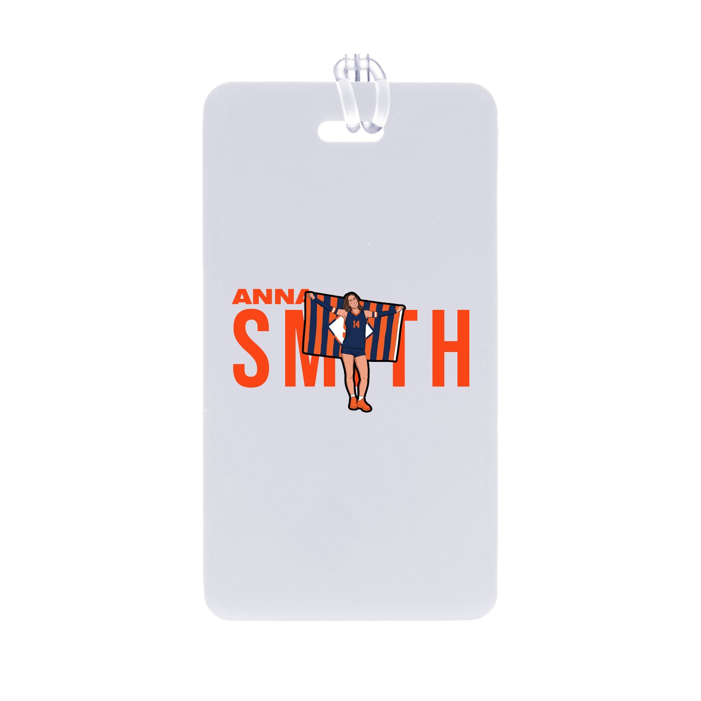 Bag Tag — Player Name in Classic