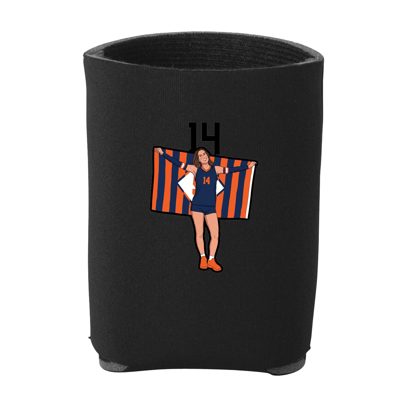 Can Holder — Number Top in Black