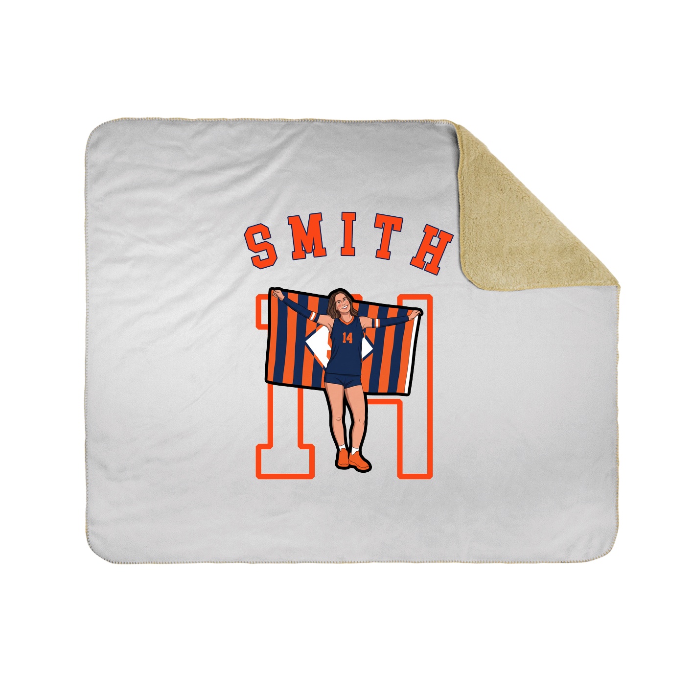 Throw Blanket — Shirsey Arch in White