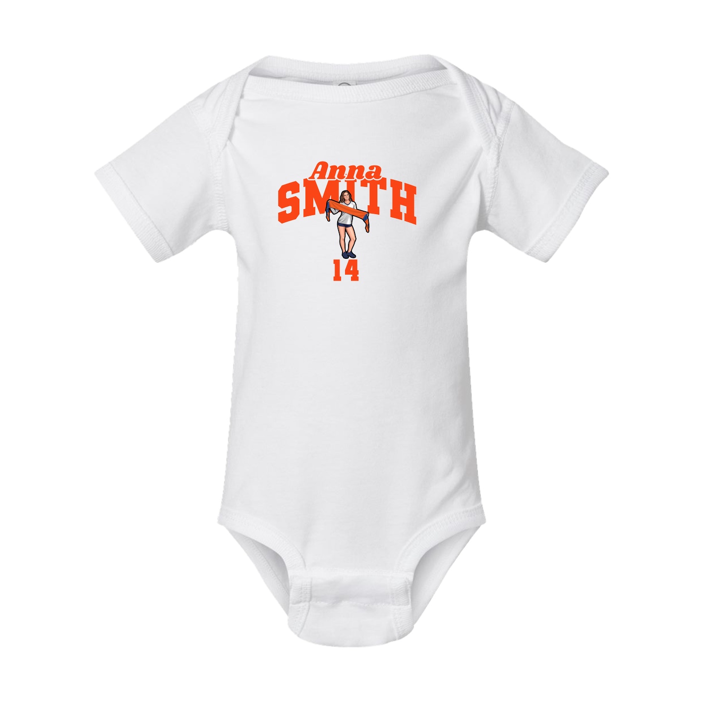 Baby Onesie — Signature Arch in White