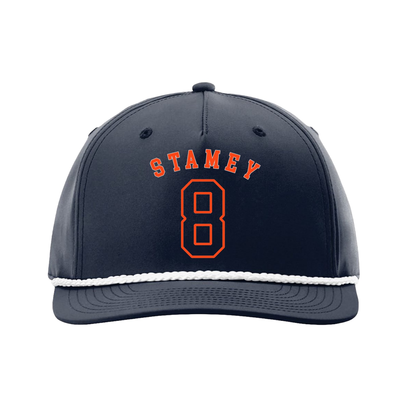 Five-Panel Classic Rope Cap — Shirsey Arch in Navy