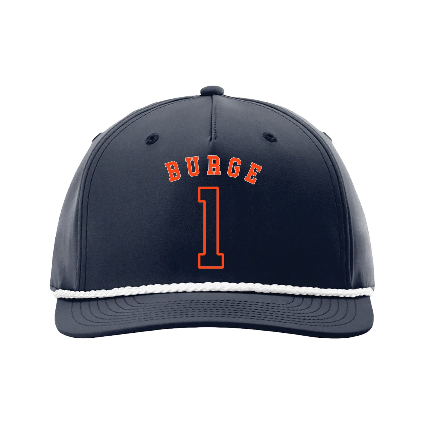 Five-Panel Classic Rope Cap — Shirsey Arch in Navy