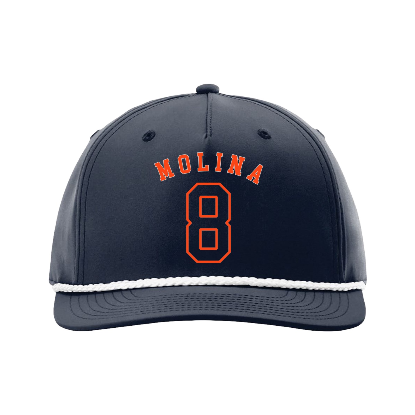 Five-Panel Classic Rope Cap — Shirsey Arch in Navy
