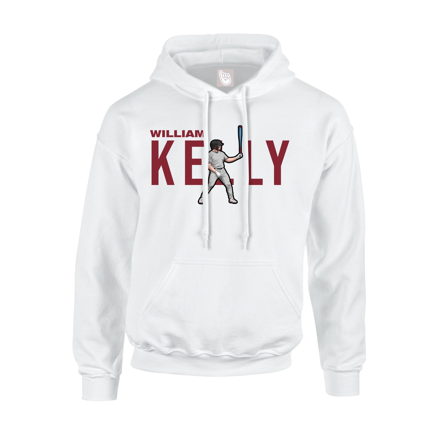 Hoodie — Player Name in White