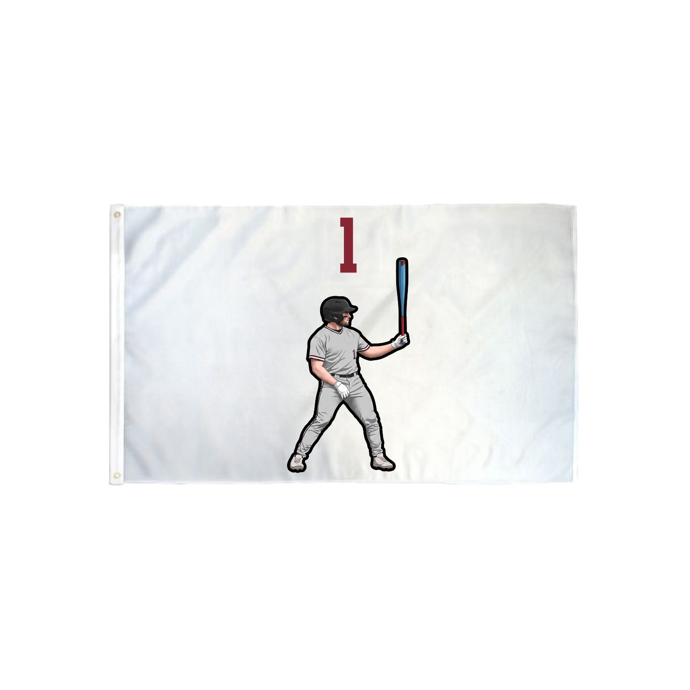 3x5 Flag — Number Top in Classic