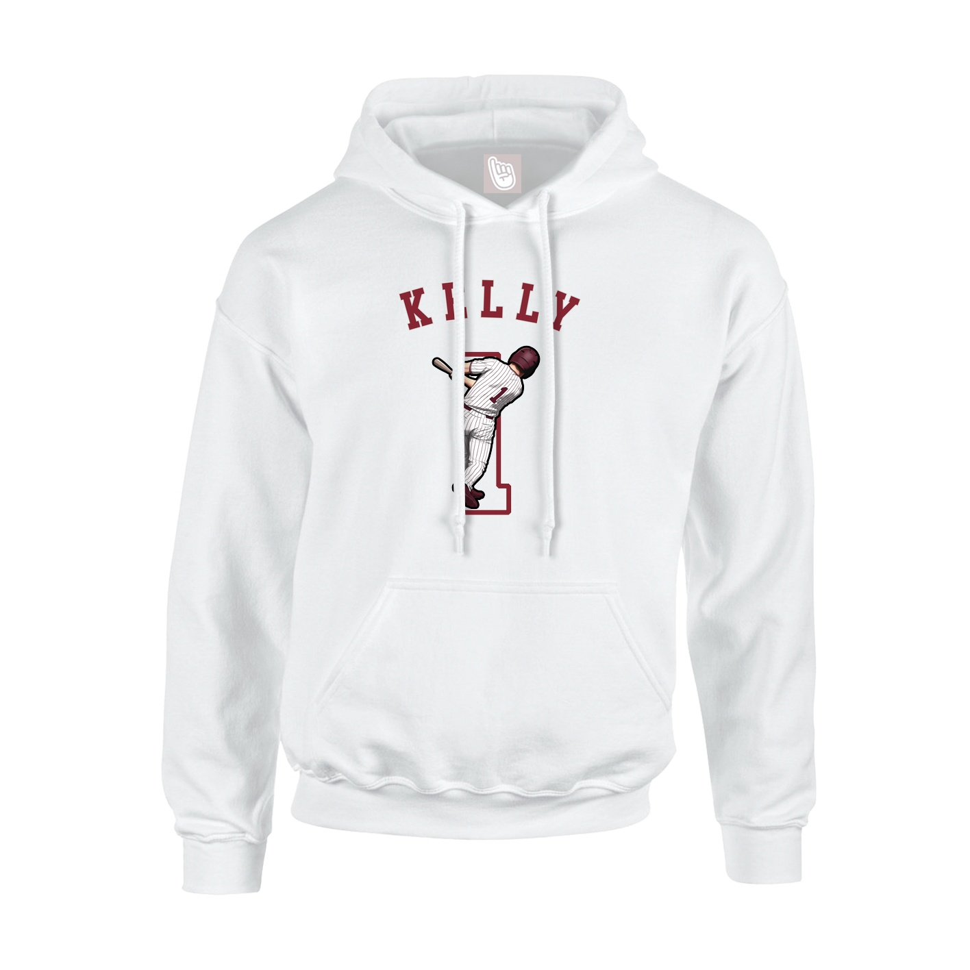 Youth Hoodie — Shirsey Arch in White