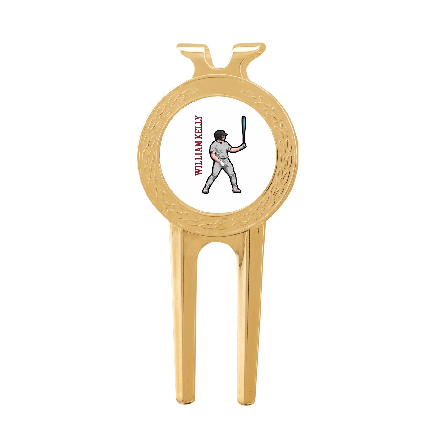 Divot Tool with Ball Marker — Name Vertical in Classic