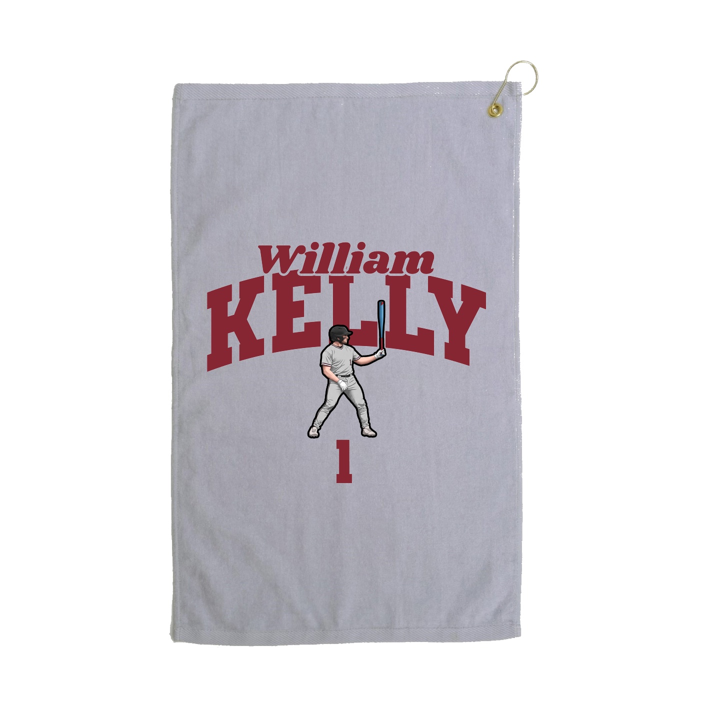 Golf Towel — Signature Arch in Grey