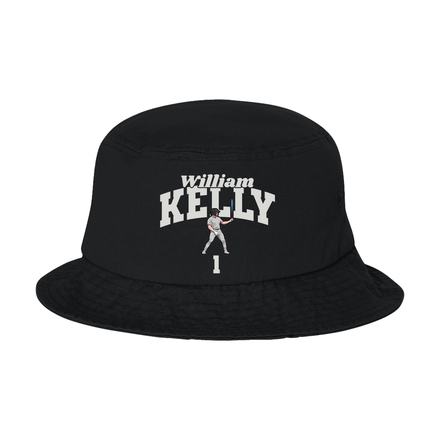Bucket Cap — Signature Arch in Black