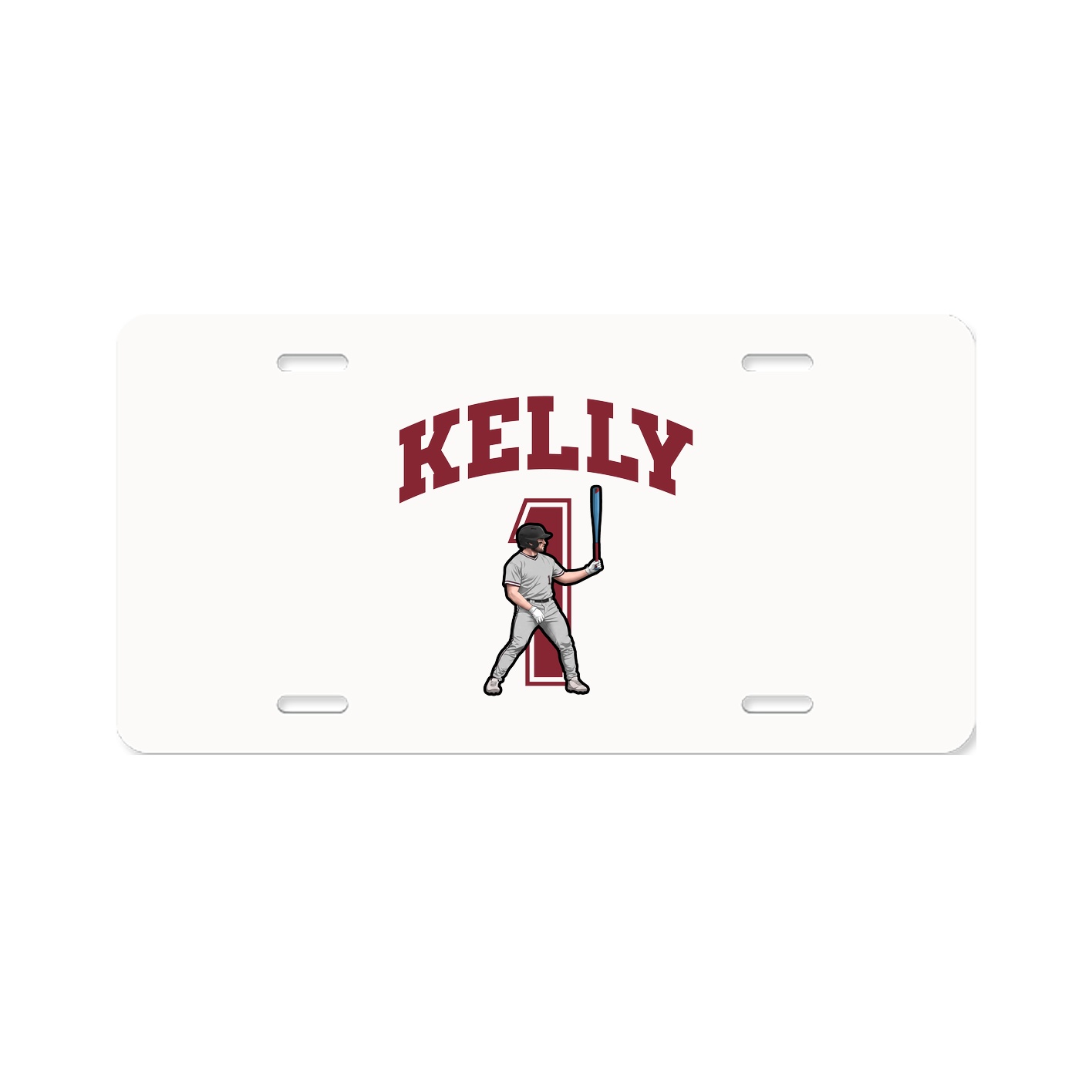 License Plate — Number in Classic