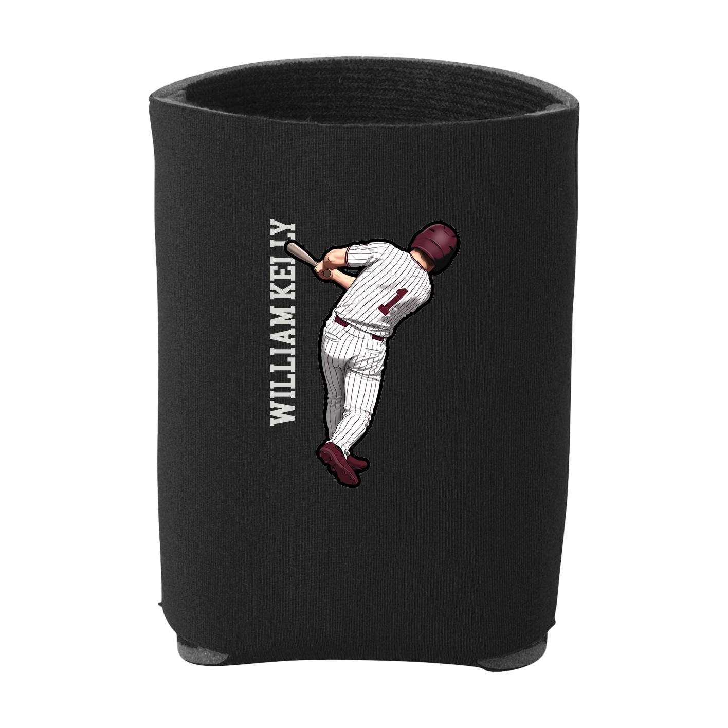 Can Holder — Name Vertical in Black