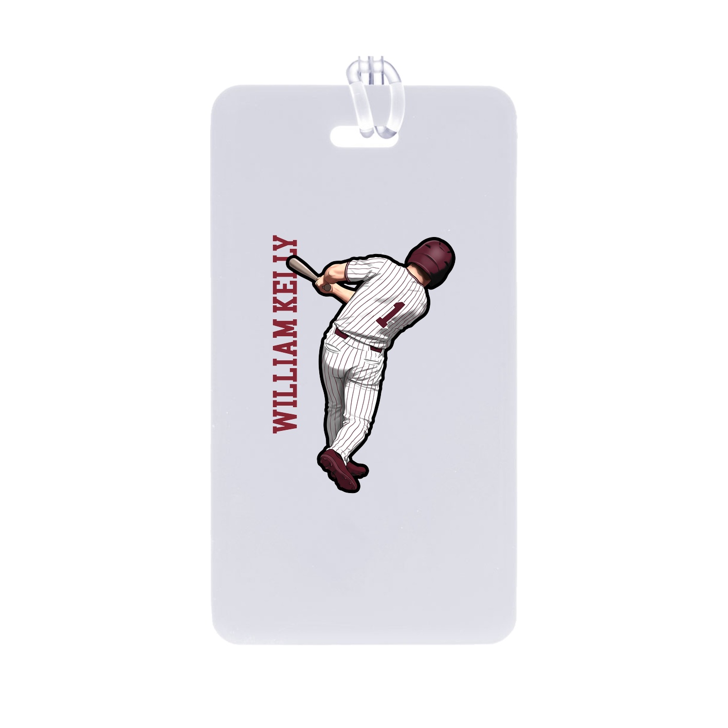Bag Tag — Name Vertical in Classic