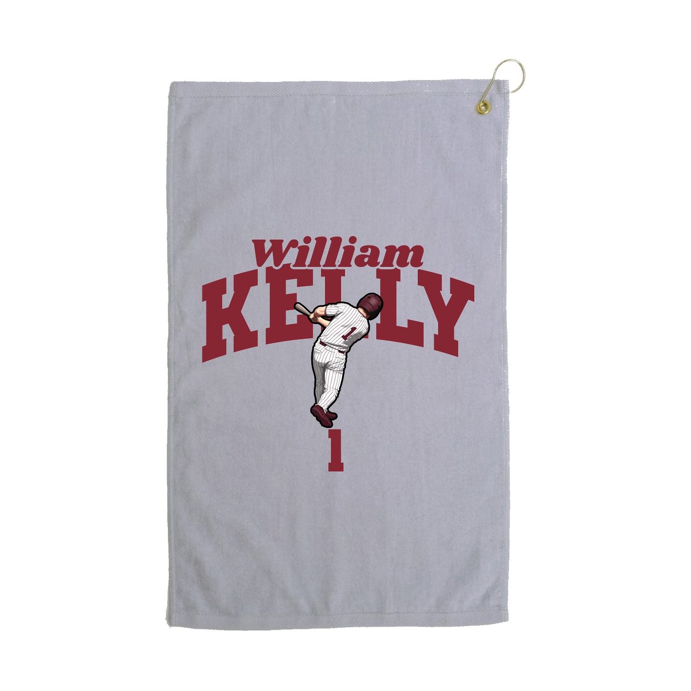 Golf Towel — Signature Arch in Grey