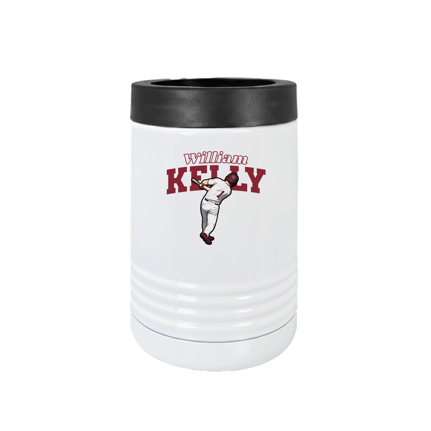 Beverage Holder — Name Arch in White