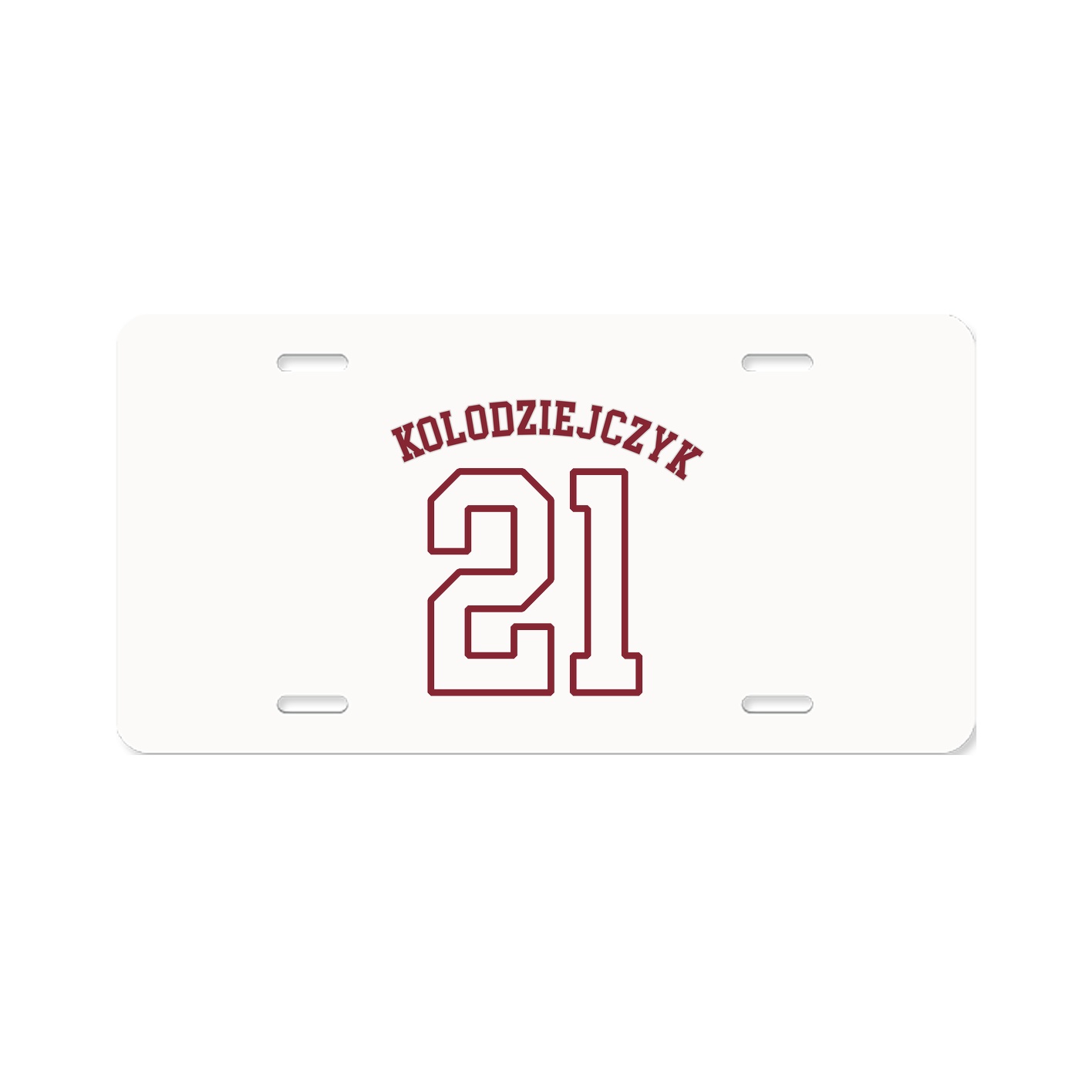 License Plate — Shirsey Arch in Classic