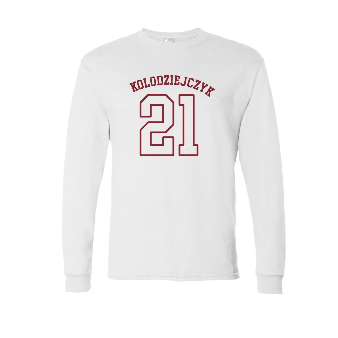 Long Sleeve Tee — Shirsey Arch in White