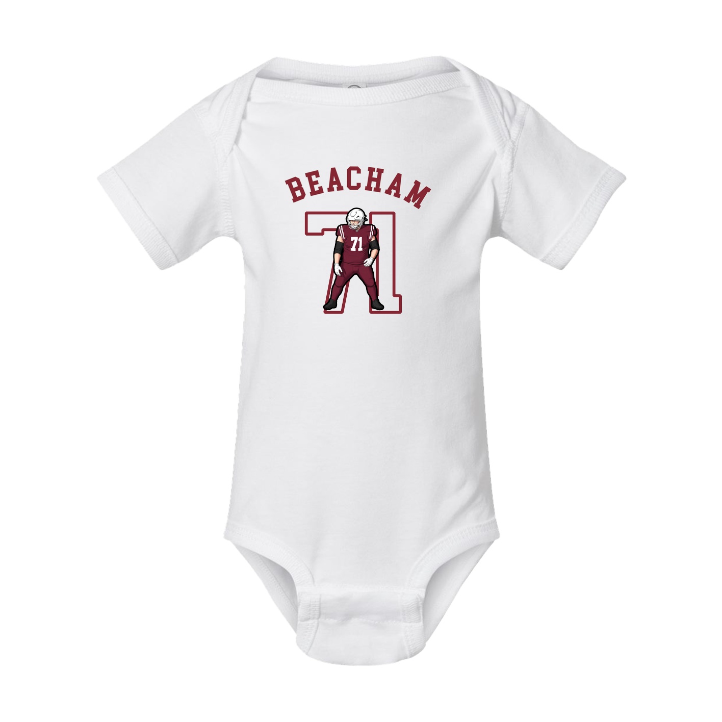 Baby Onesie — Shirsey Arch in White